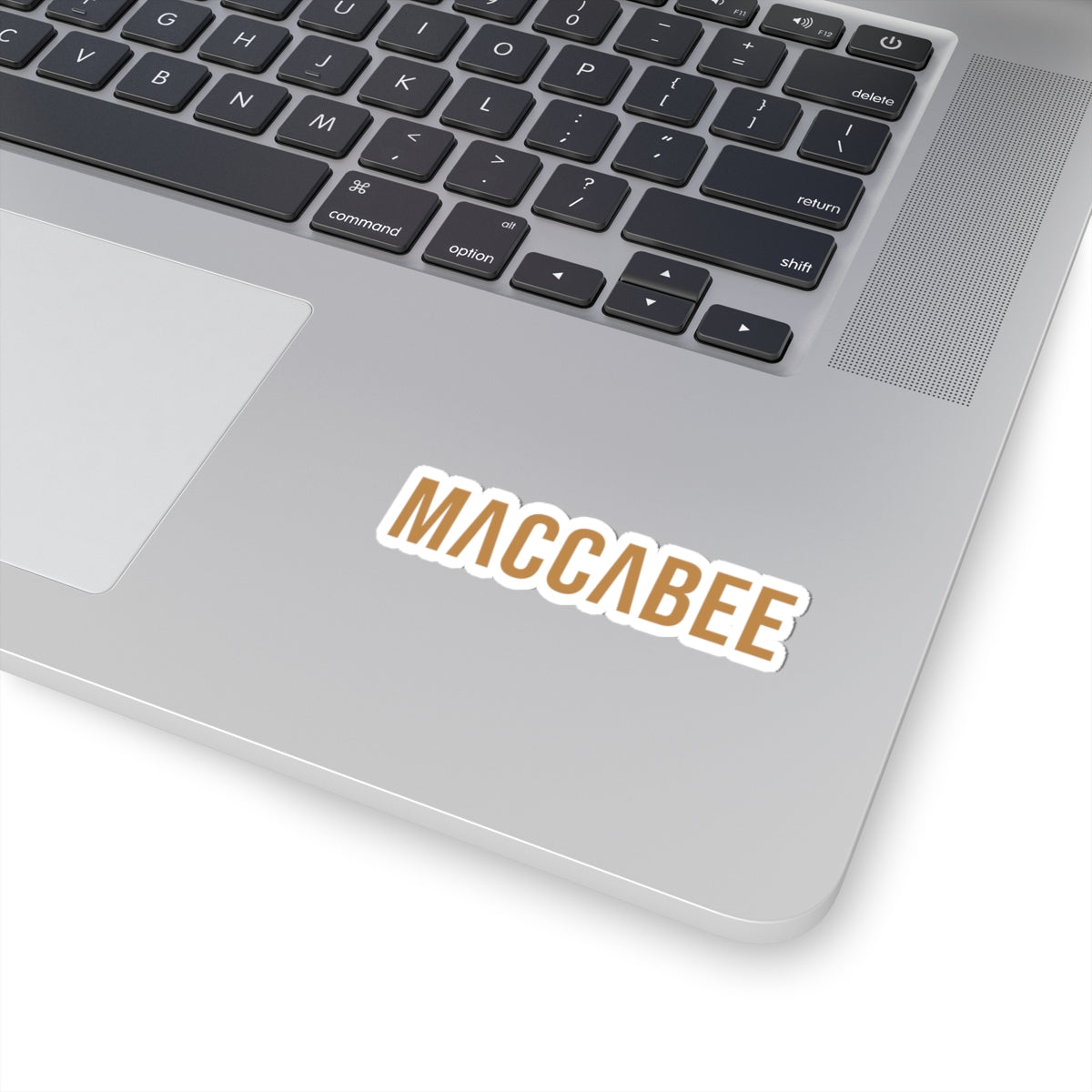 Gold Maccabee sticker. Slightly Hellenized.