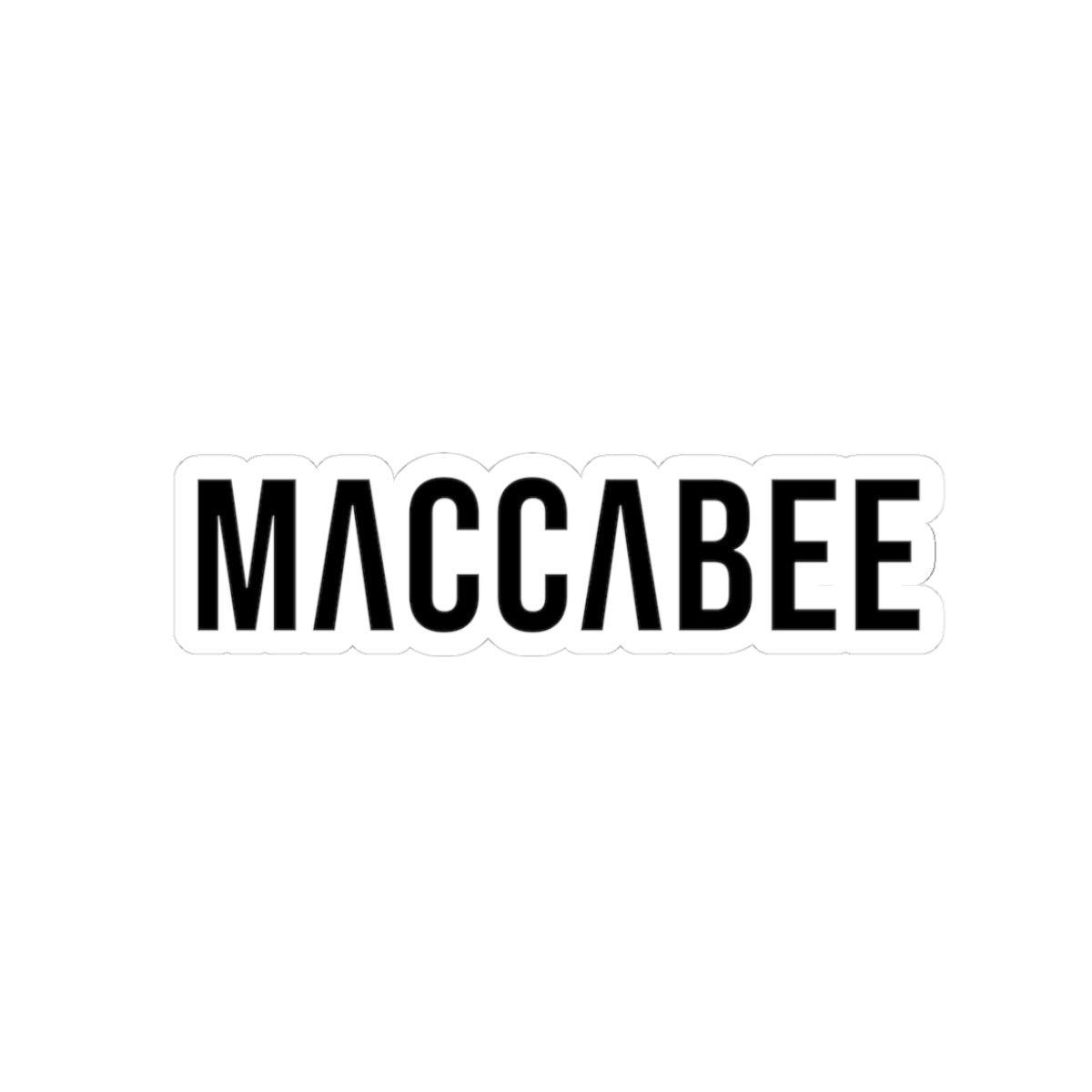 Black Maccabee sticker. Slightly Hellenized.