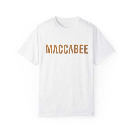 Gold Maccabee t-shirt. Slightly Hellenized.