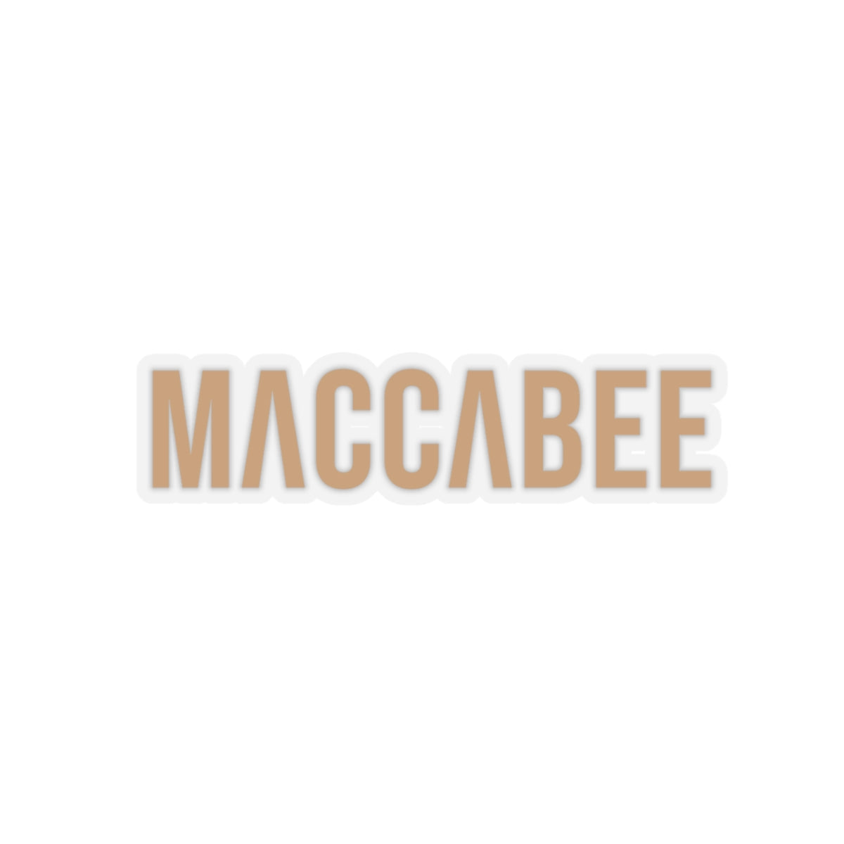 Gold Maccabee sticker. Slightly Hellenized.