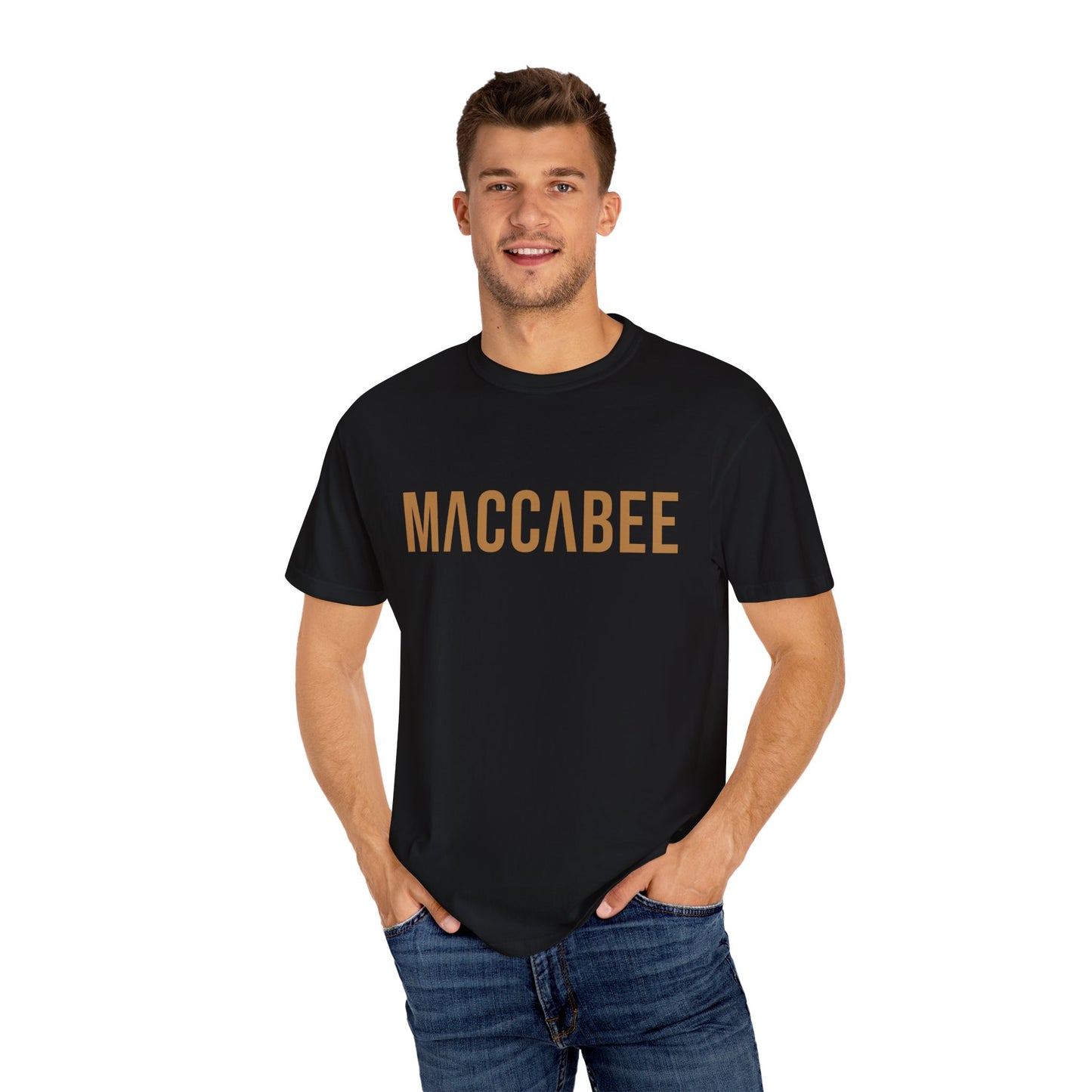 Gold Maccabee t-shirt. Slightly Hellenized.