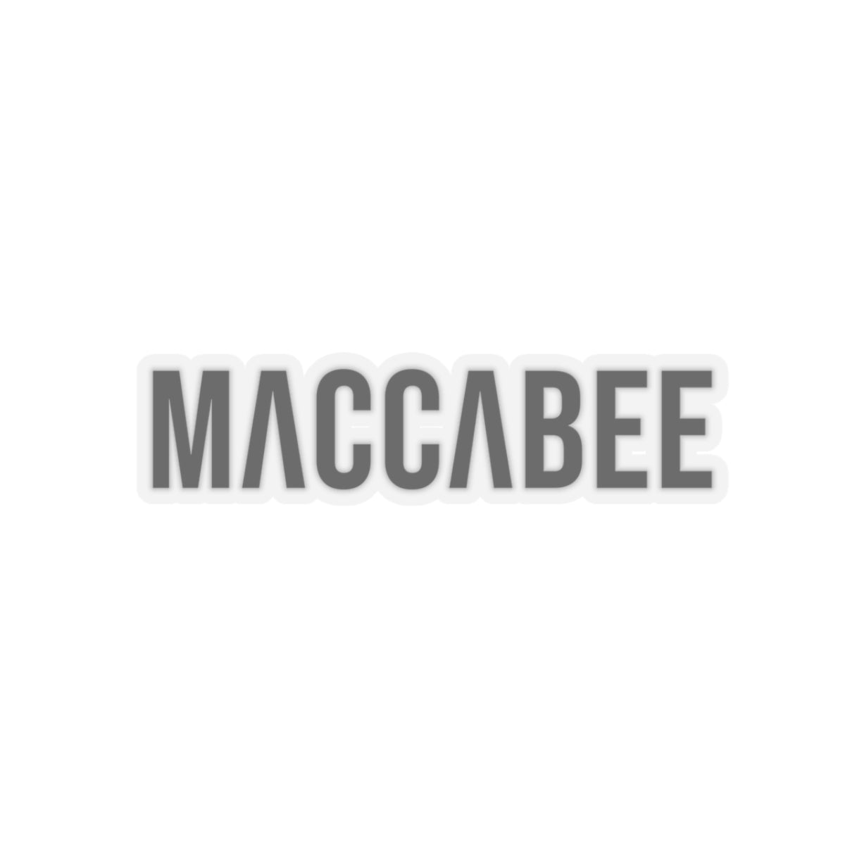 Black Maccabee sticker. Slightly Hellenized.