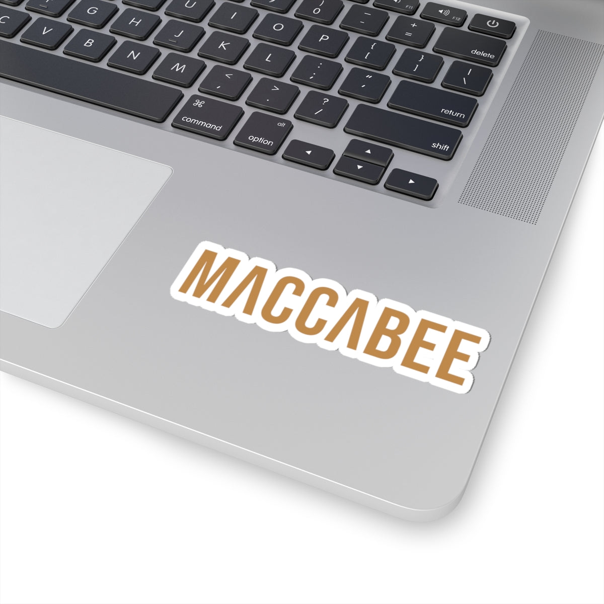 Gold Maccabee sticker. Slightly Hellenized.