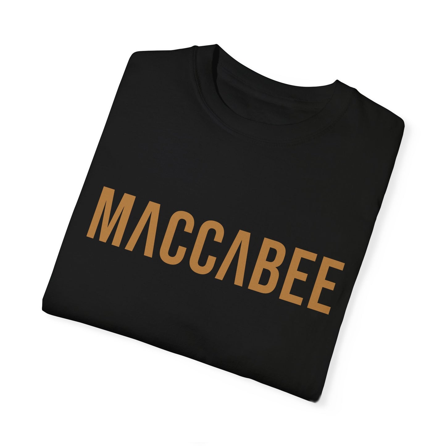 Gold Maccabee t-shirt. Slightly Hellenized.