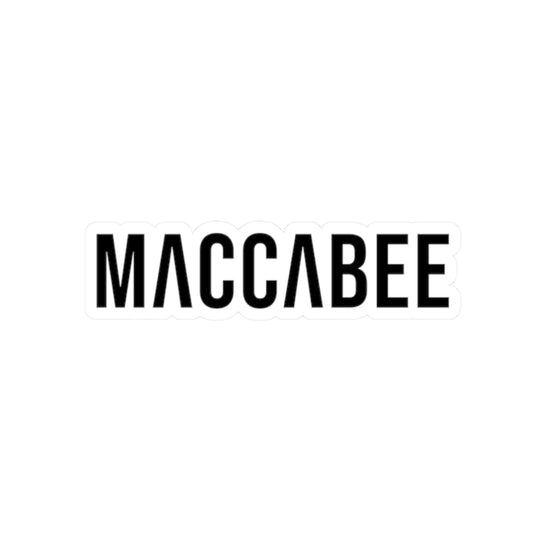 Black Maccabee sticker. Slightly Hellenized.
