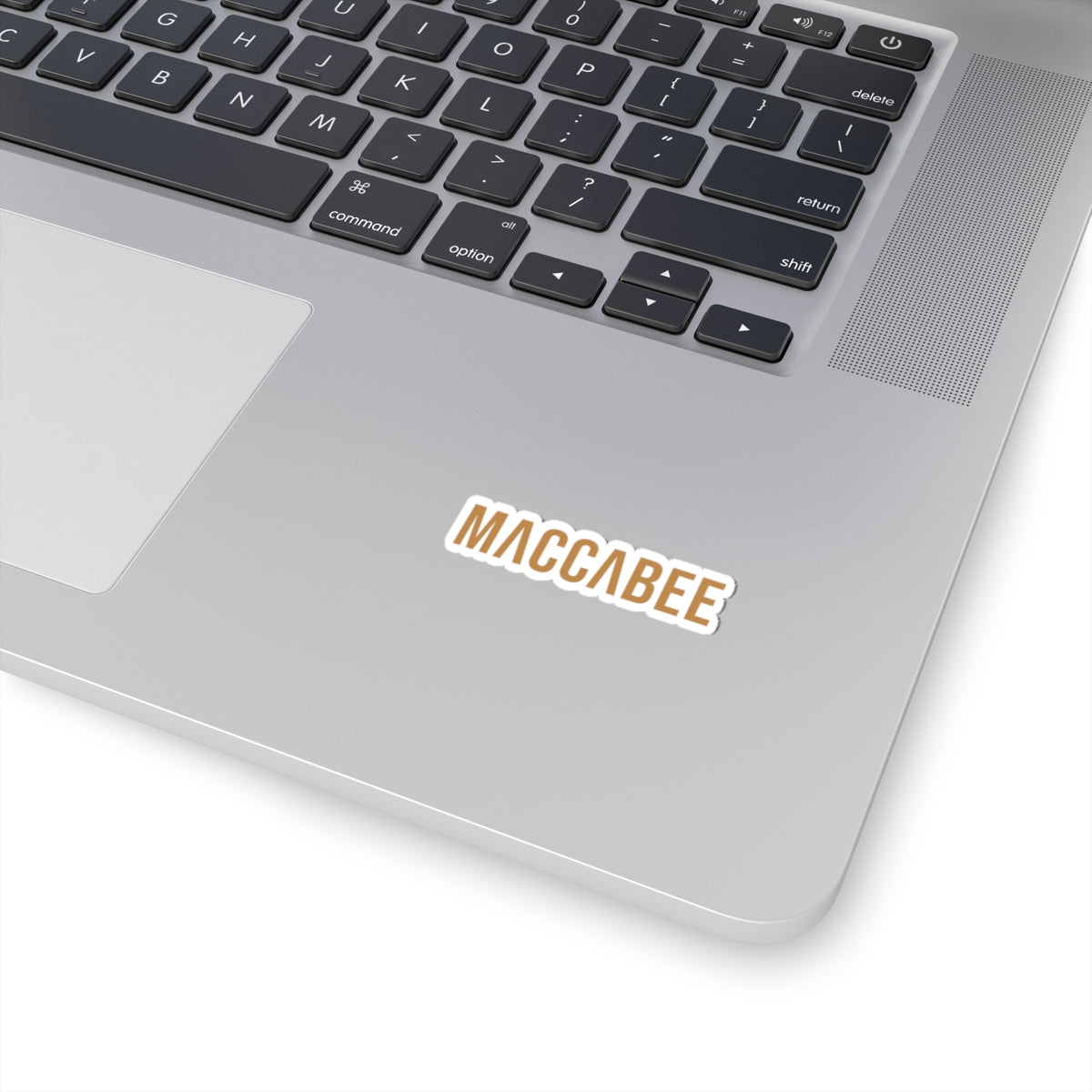 Gold Maccabee sticker. Slightly Hellenized.
