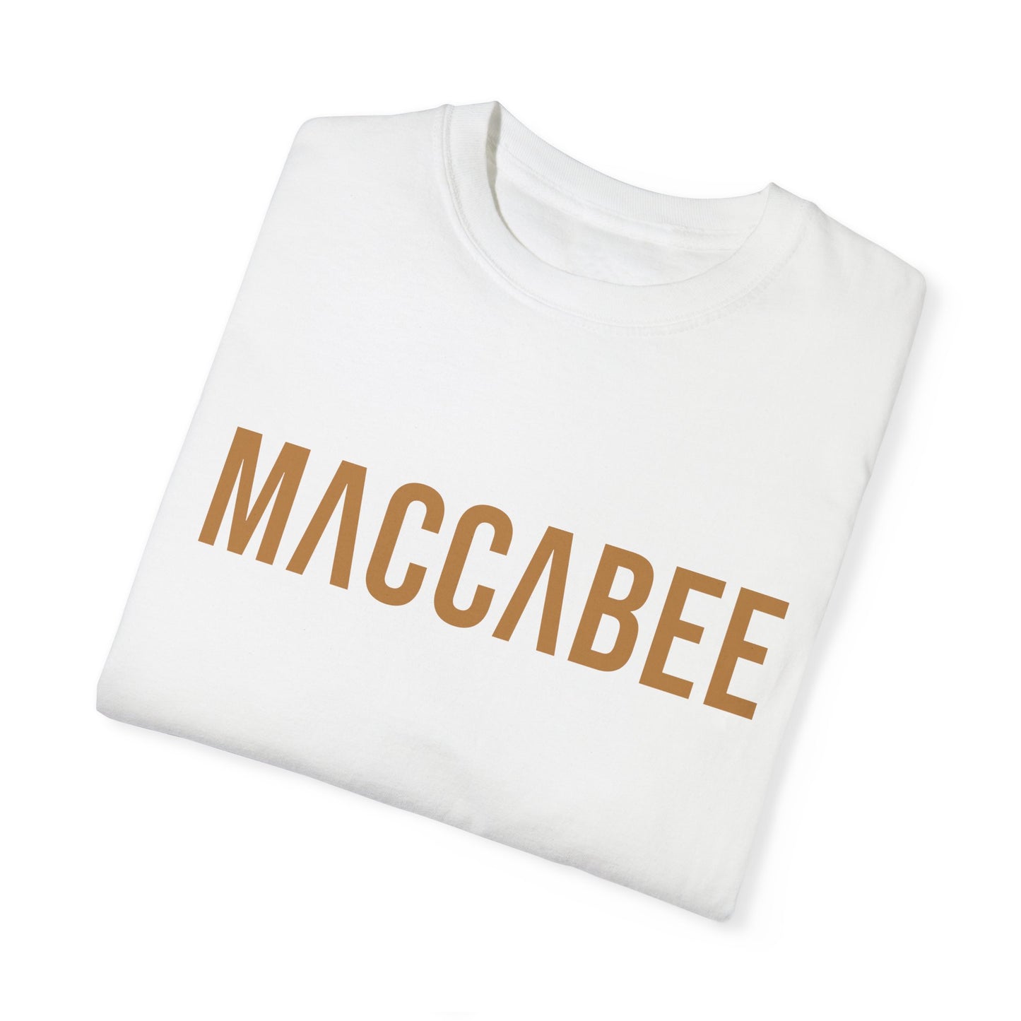 Gold Maccabee t-shirt. Slightly Hellenized.