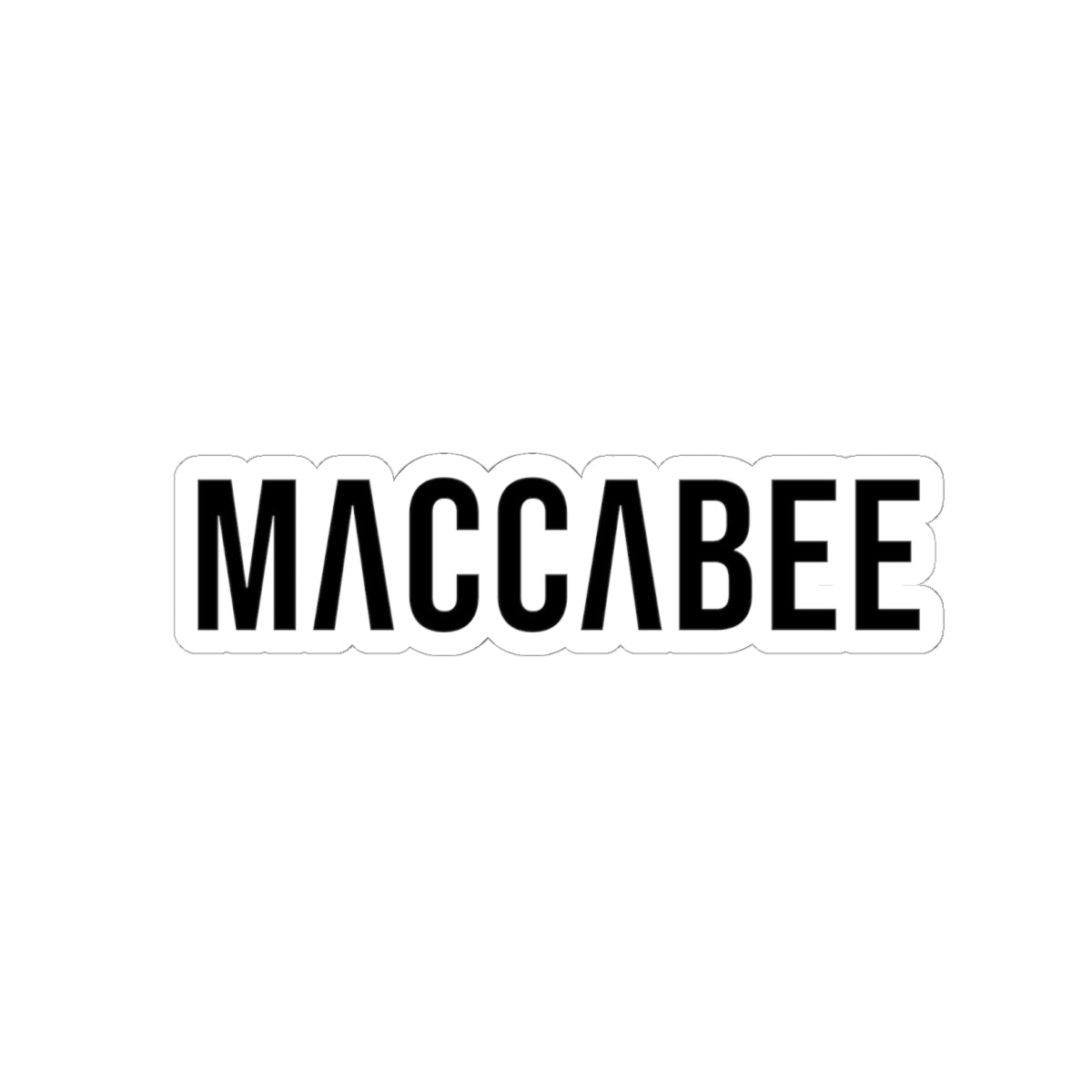 Black Maccabee sticker. Slightly Hellenized.