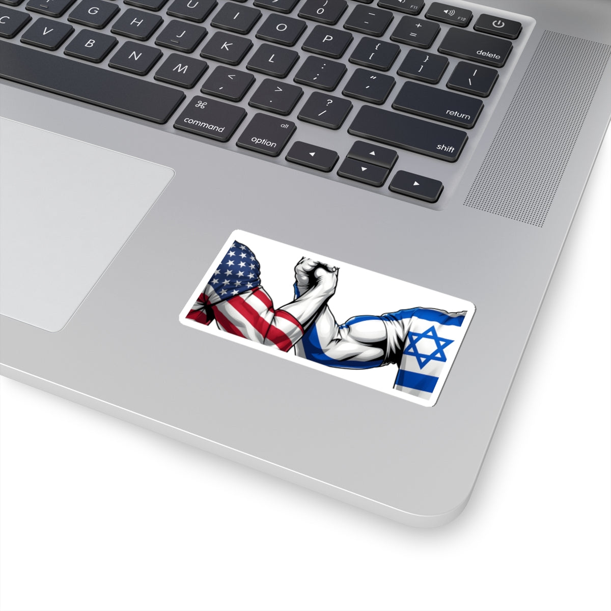 Epic USA-Israel handshake sticker | ביחד ננצח