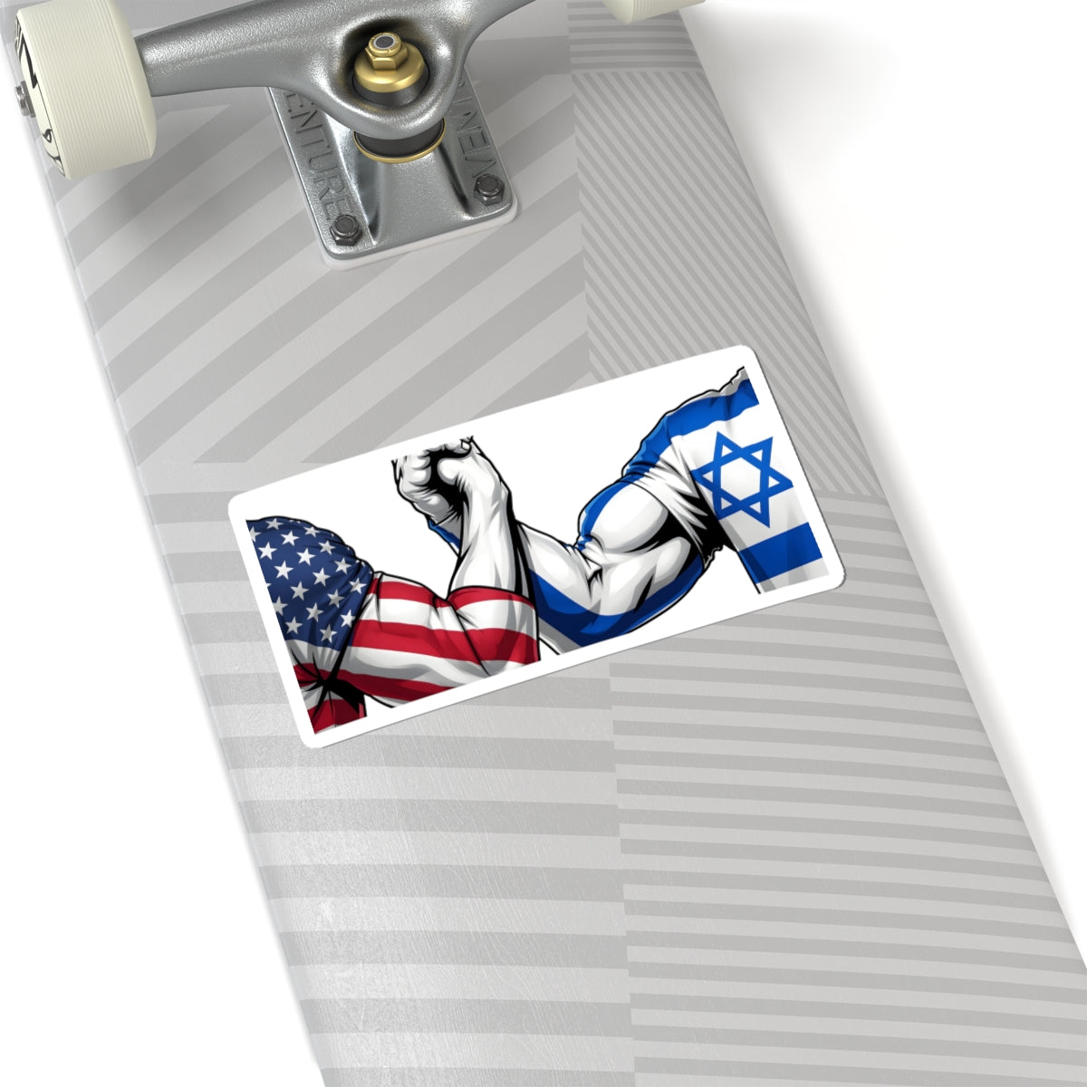 Epic USA-Israel handshake sticker | ביחד ננצח