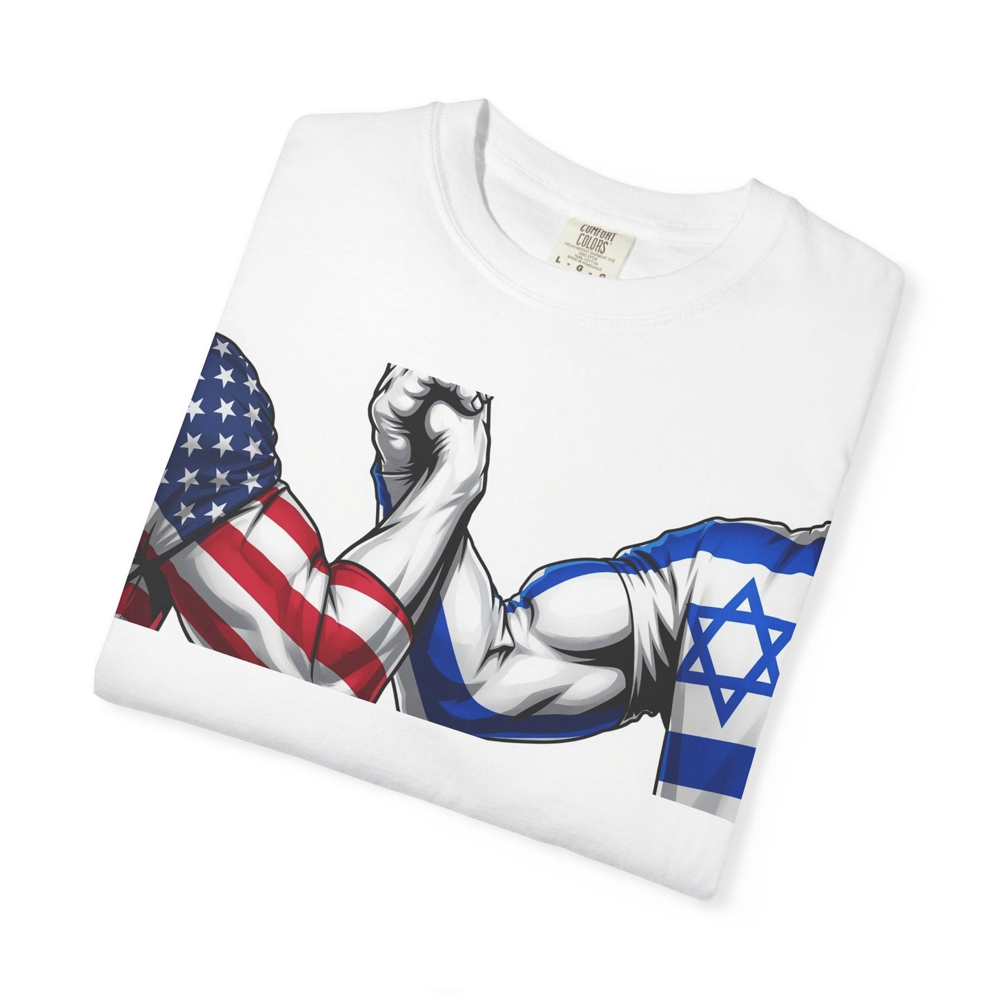 USA and Israel Epic Handshake | American Israeli Unity Tee