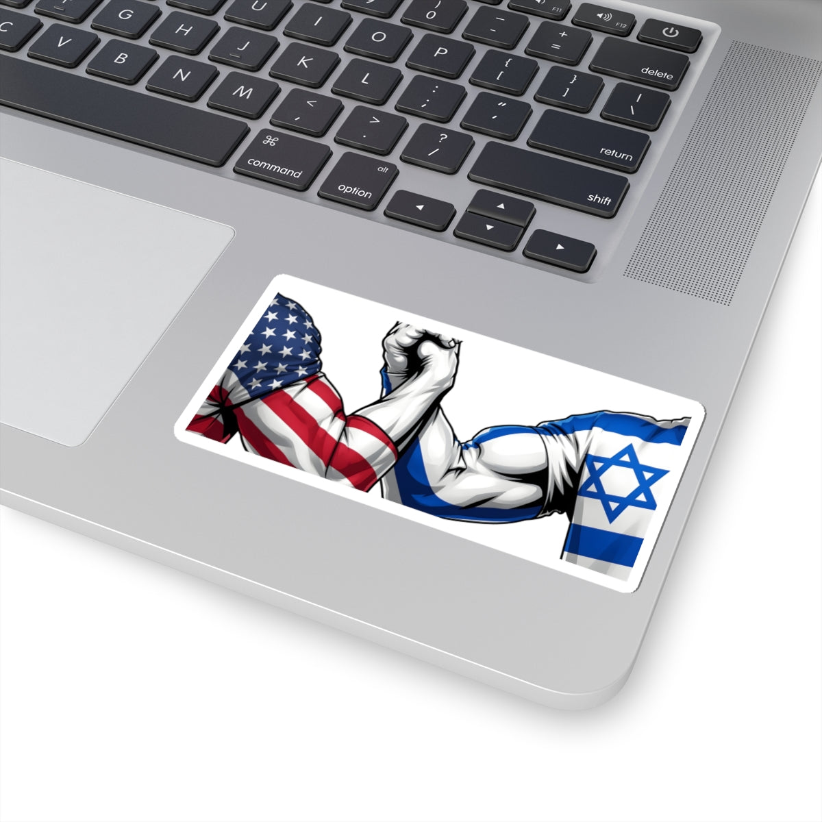 Epic USA-Israel handshake sticker | ביחד ננצח