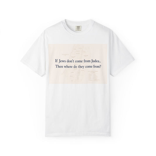 If Jews Don't Come From Judea T-shirt | Text Statement Tee