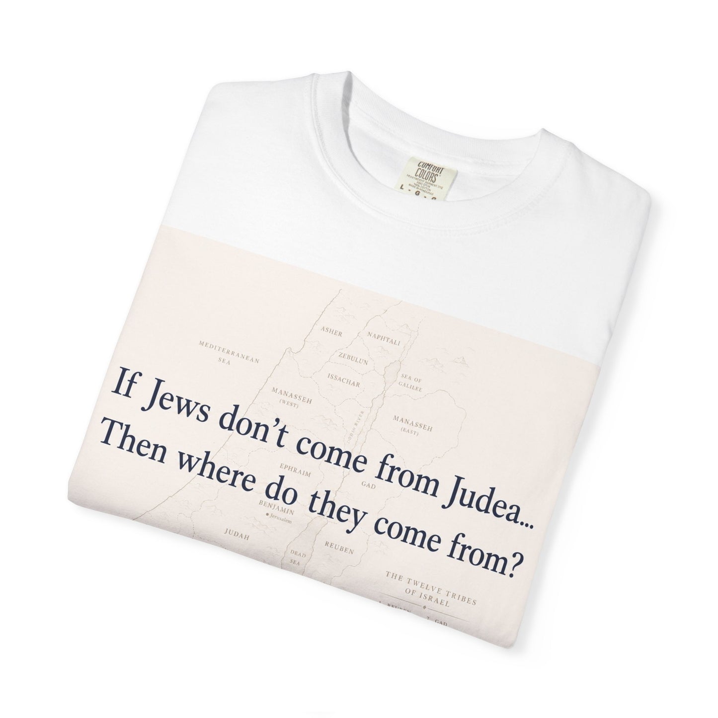 If Jews Don't Come From Judea T-shirt | Text Statement Tee